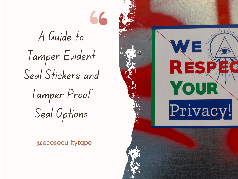 A Guide to Tamper Evident Seal Stickers and Tamper Proof Seal Options