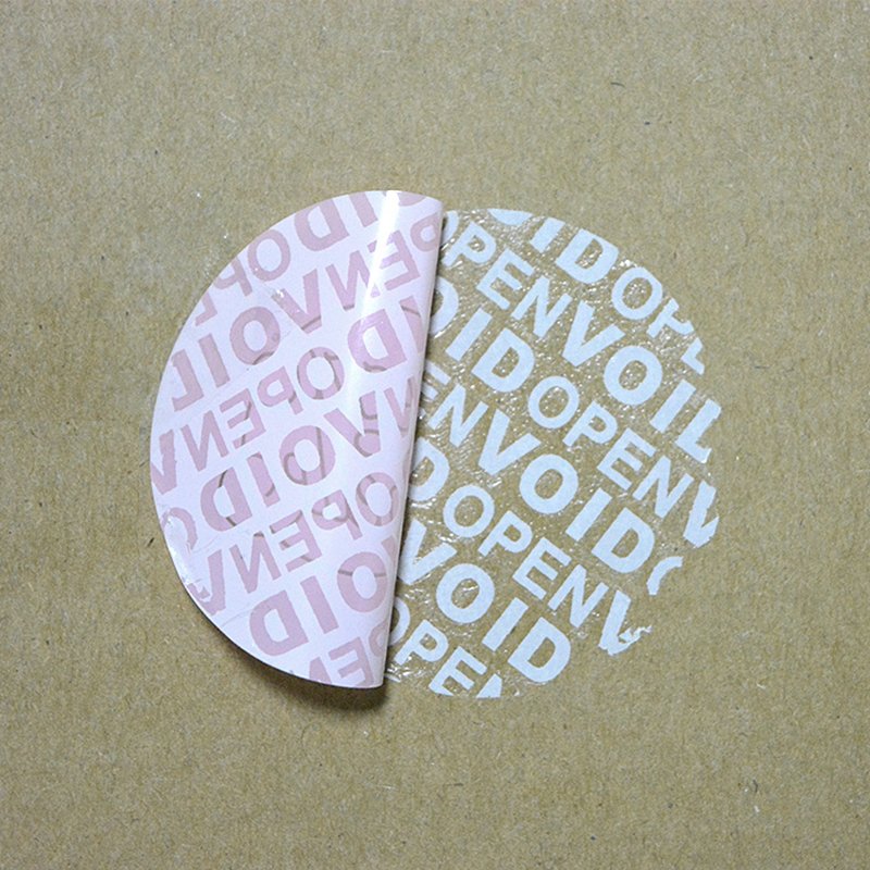 Low MOQ Self Destructive Labels for Startups and Small Batch Production 3 destructible vinyl labels