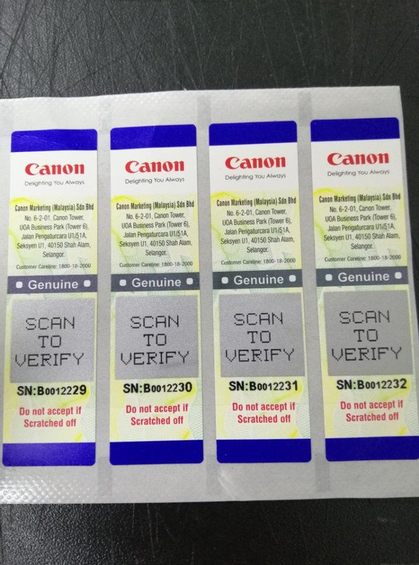 Anti Counterfeit Labels