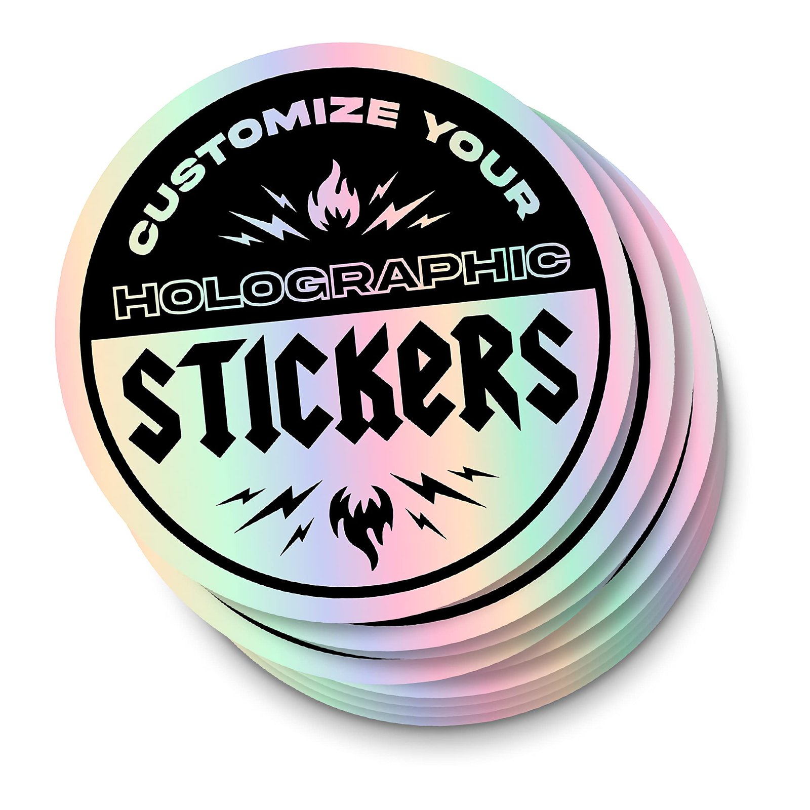 Custom Hologram Stickers