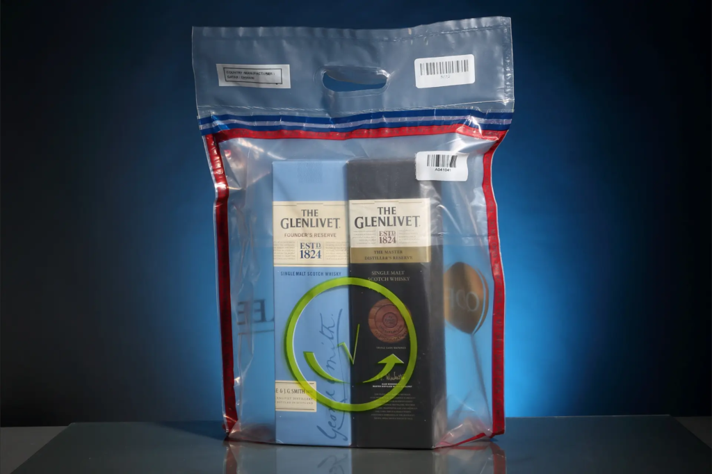 OEM Duty Free STEB Bags for Travel Retail and Airport Operations 4 airport security bags