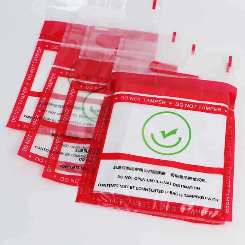 OEM Duty Free STEB Bags for Travel Retail and Airport Operations 5 tamper evident airport bags