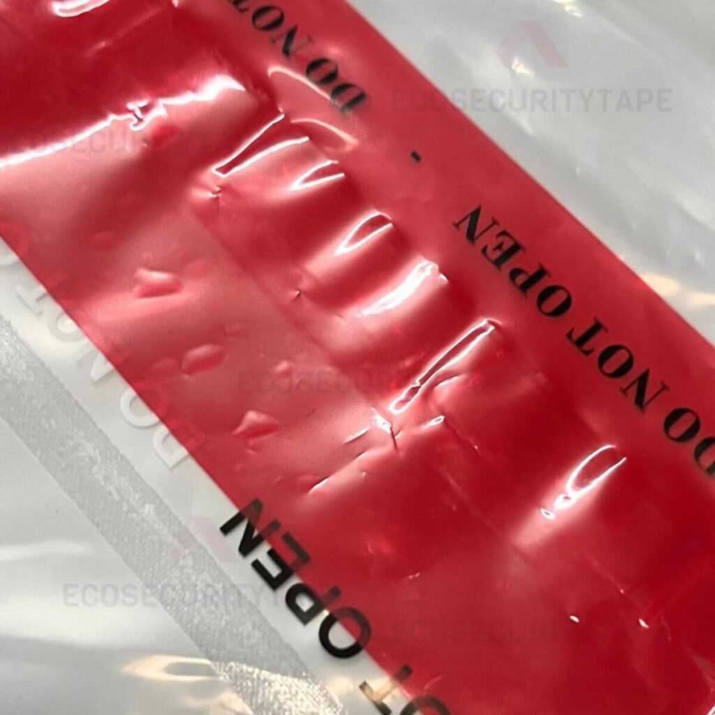 Water-resistant duty-free security bag test