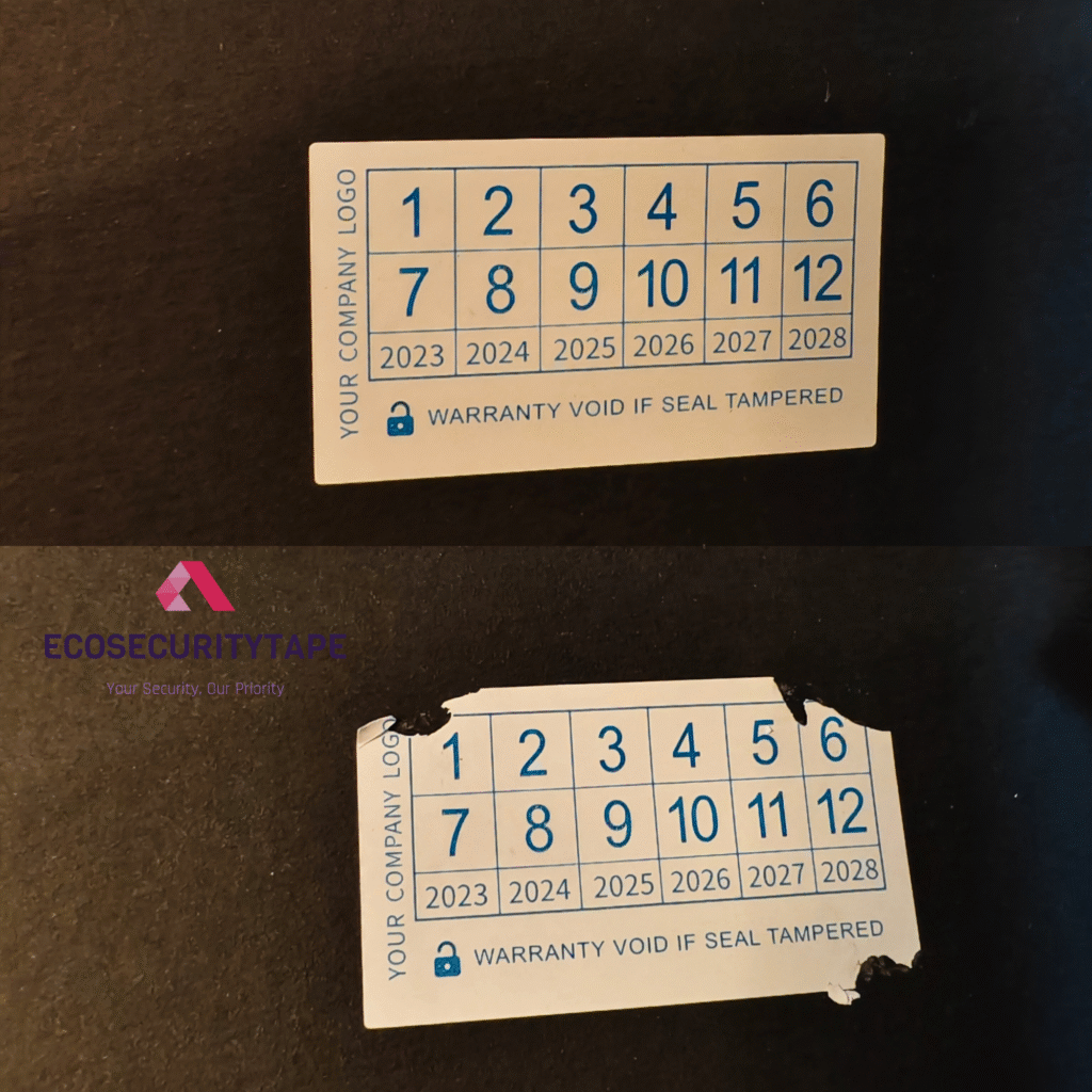 Destructible Labels 4 destructible vinyl labels