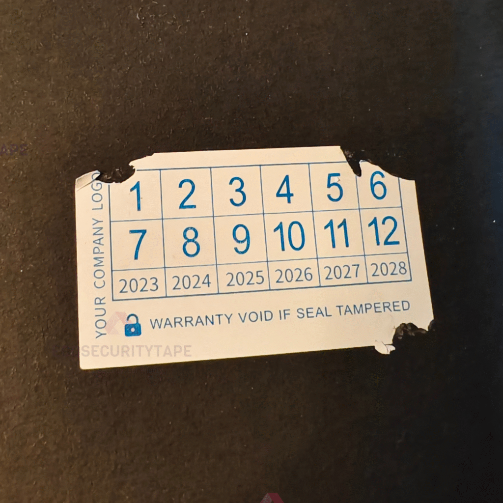 Destructible Labels 3 destructible security labels