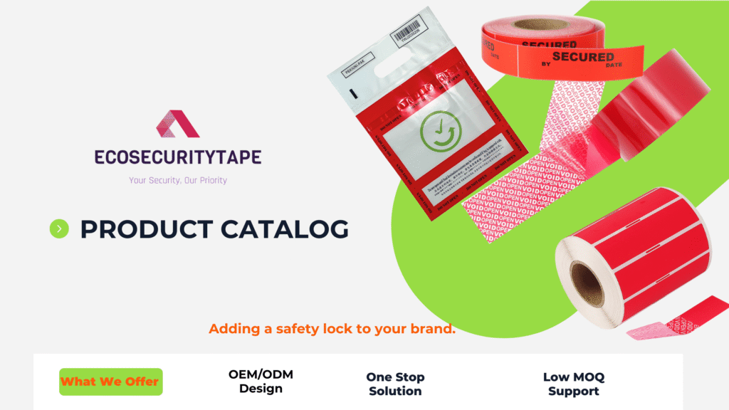 Tamper Evident Bags 16 EcoSecurityTape Catalog