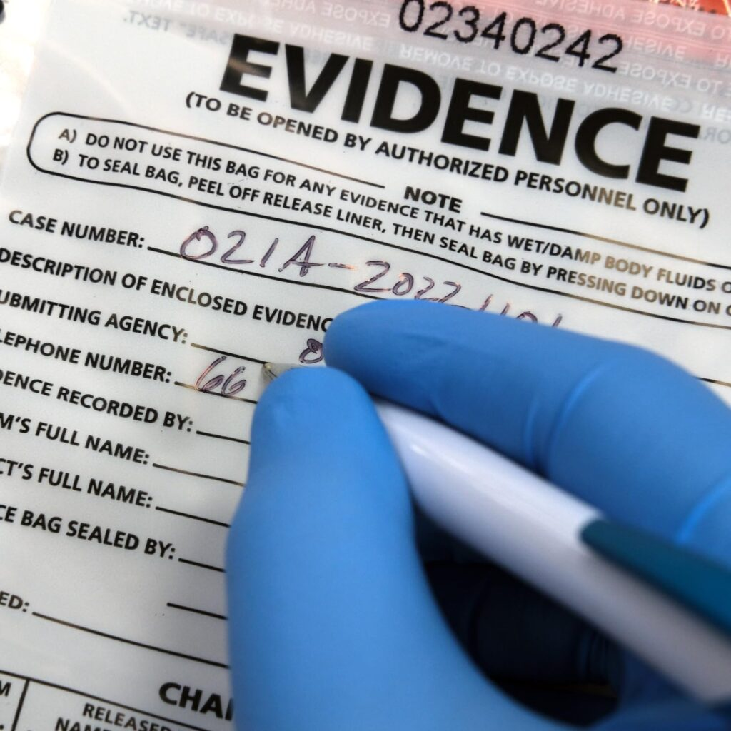 evidence bags