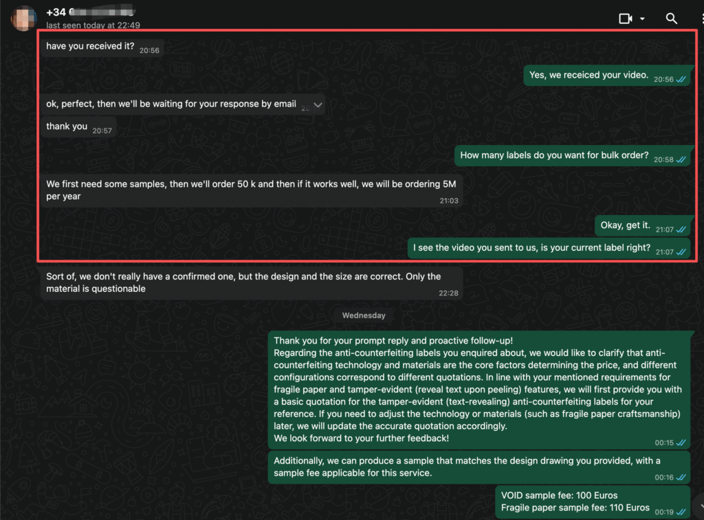 Destructible Labels 16 destructible labels client chat