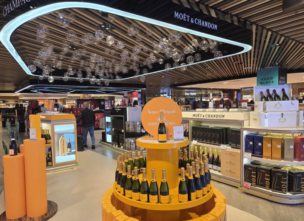 Australia airport duty free bags for alcohol