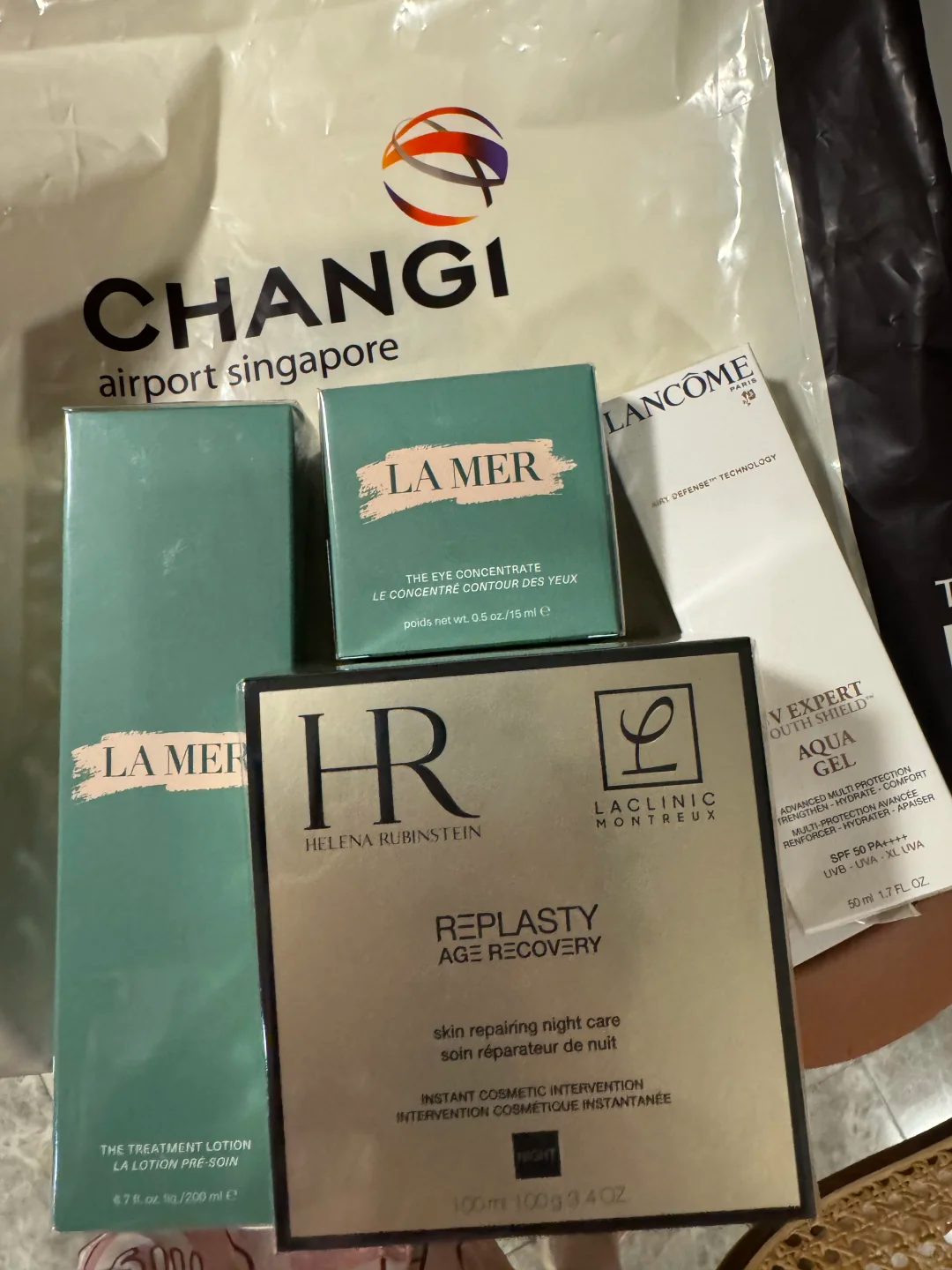 airport duty-free bags for cosmetics