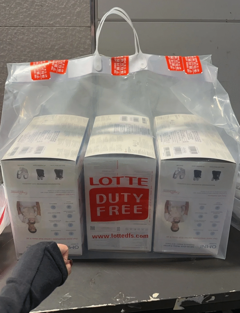 incheon duty free bag