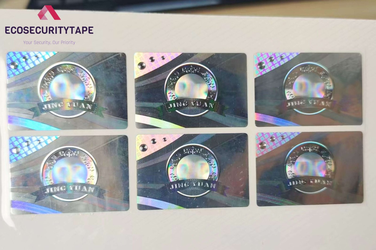 Ecosecuritytape custom security hologram stickers tamper evident labels Ecosecuritytape custom security hologram stickers tamper evident labels