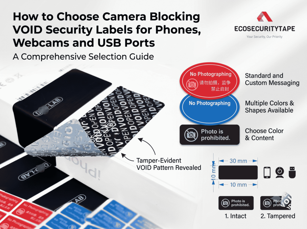 Home 13 How to Choose Camera Blocking VOID Security Labels for Phones, Webcams and USB Ports