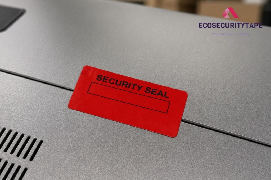 red void if opend security stickers on asset mannagement
