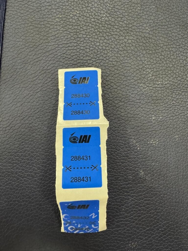 tamper evident camera stickers