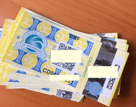 Mozambique cigarette tax stamp