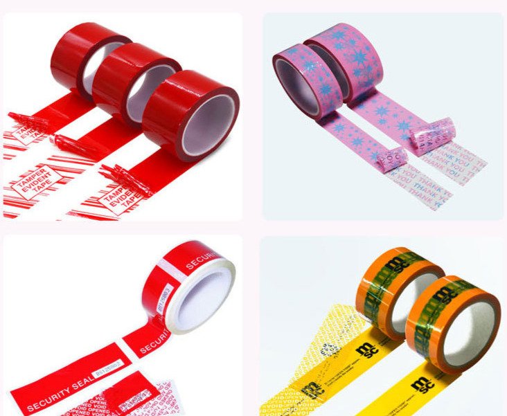 Stock VOID Tape Without Custom Logo: A B2B Buying Guide 5 ecosecuritytape red blue different design tamper evident tape
