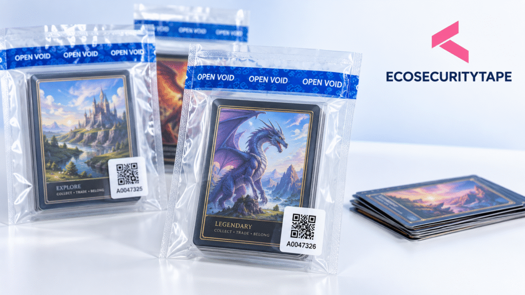 security packaging for trading cards