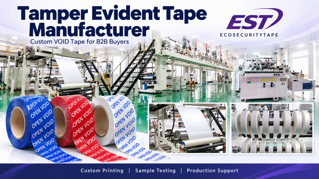 tamper evident tape manufacturer