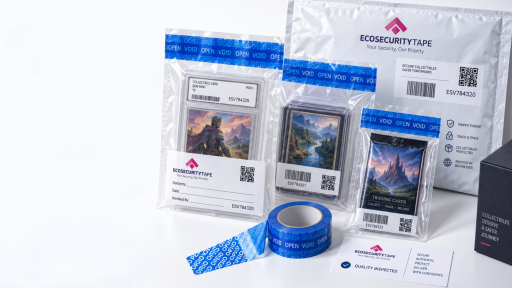 tamper proof trading card packaging