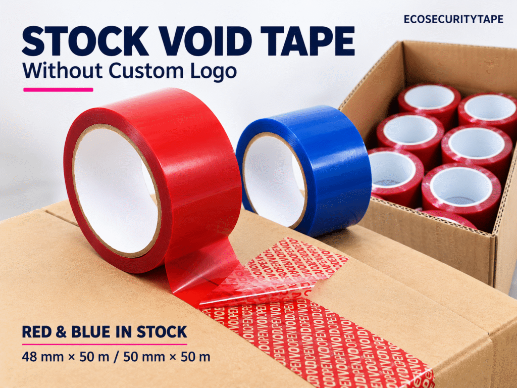 STOCK VOID TAPE Without Custom Logo