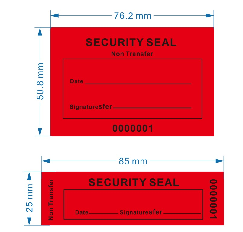 custom non transfer labels