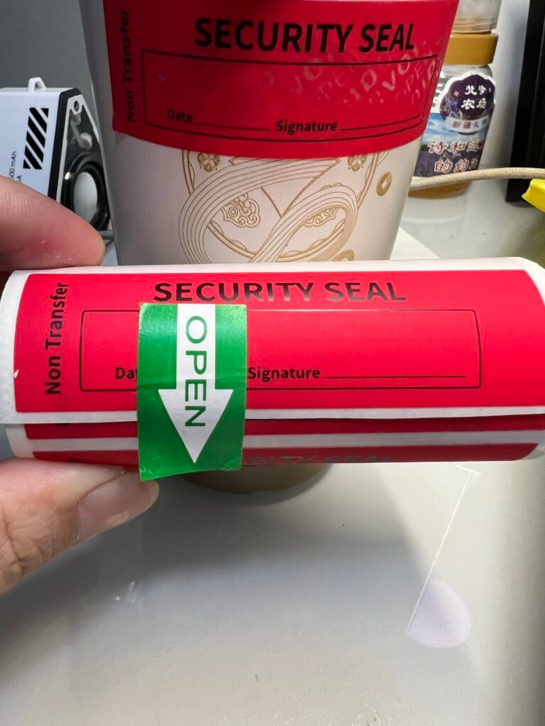 equipment security labels