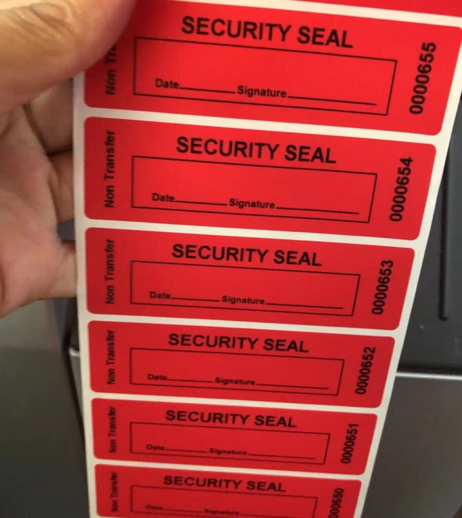 non transfer security labels